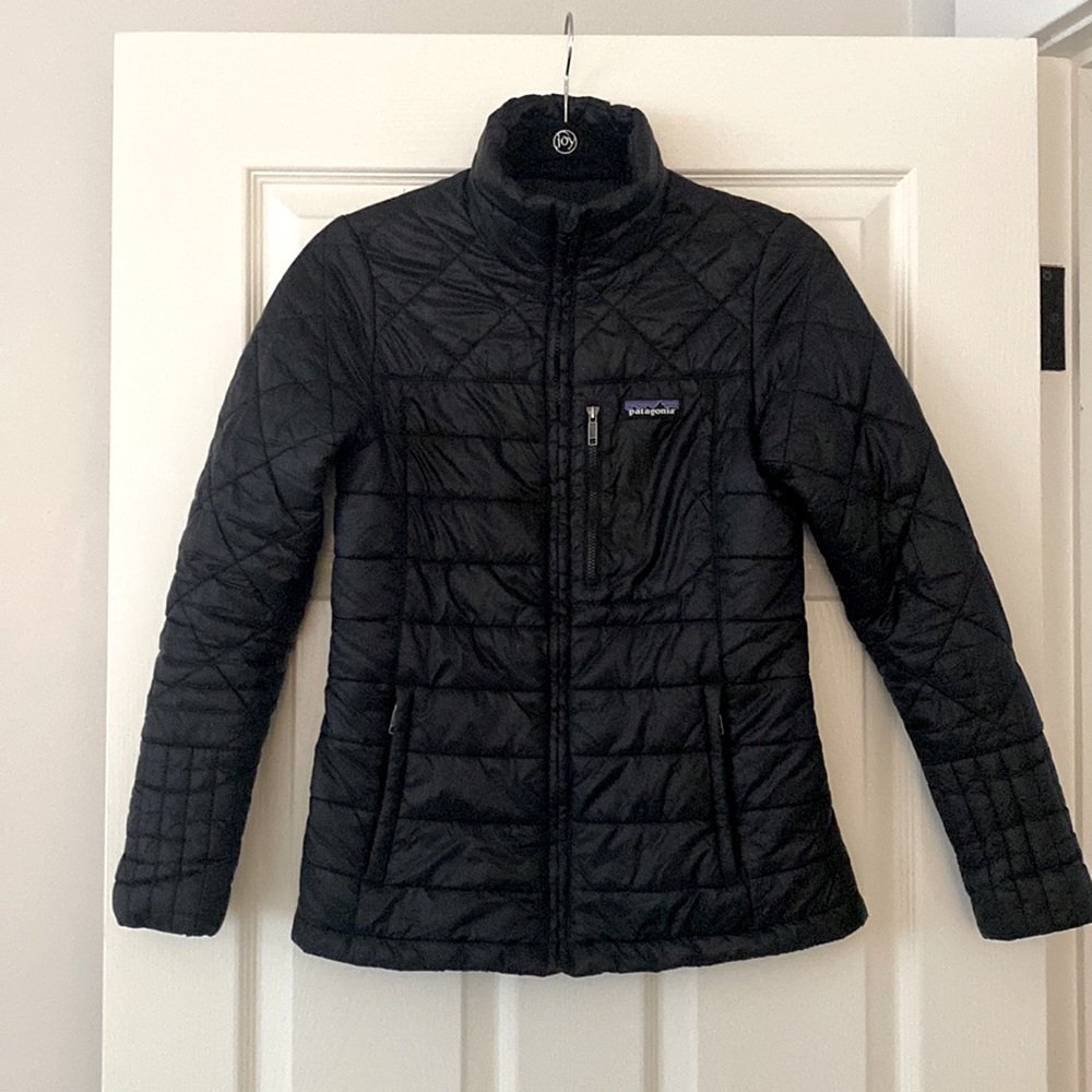 Patagonia Nano Puff Jacket Black Womens XS